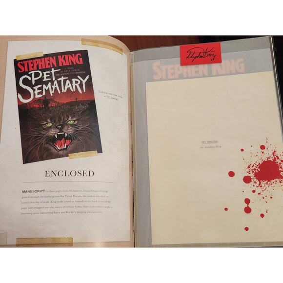 Stephen King Illustrated Companion Manuscripts Correspondence Drawings - Picture 7 of 7